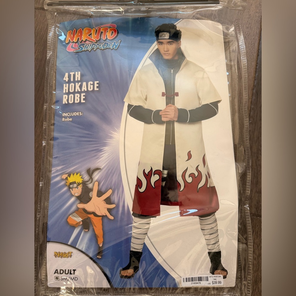 4th Hokage Naruto Costume - Red and White